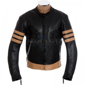 LOGAN Wolverine XMEN Black Leather Jacket